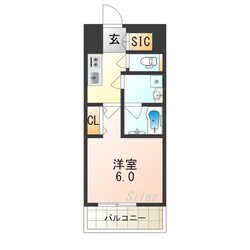 都島駅 徒歩5分 10階の物件間取画像